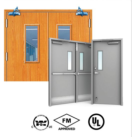 Wooden Fire/Steel Fire Door